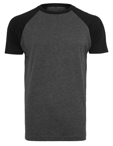 B-BY007-Raglan Contrast Tee